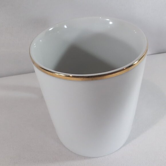 Porsche Germany Mug Monogram Logo White Gold Coffee Ceramic Luxury Car Trim - Picture 7 of 14